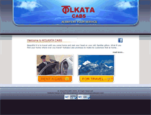 Tablet Screenshot of kolkatacabs.com